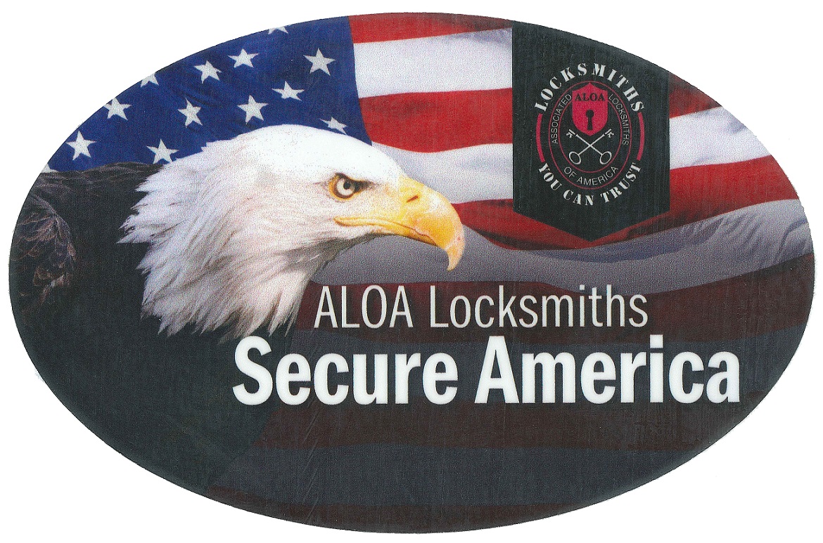 ALOA Decal - Oval - ALOA Locksmiths Secure America